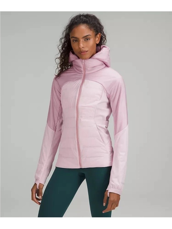 Jackets & Blazers - Light Pink Women's Insulated Hooded Jacket
